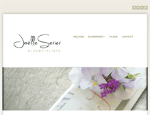 Tablet Screenshot of joelleserier.com